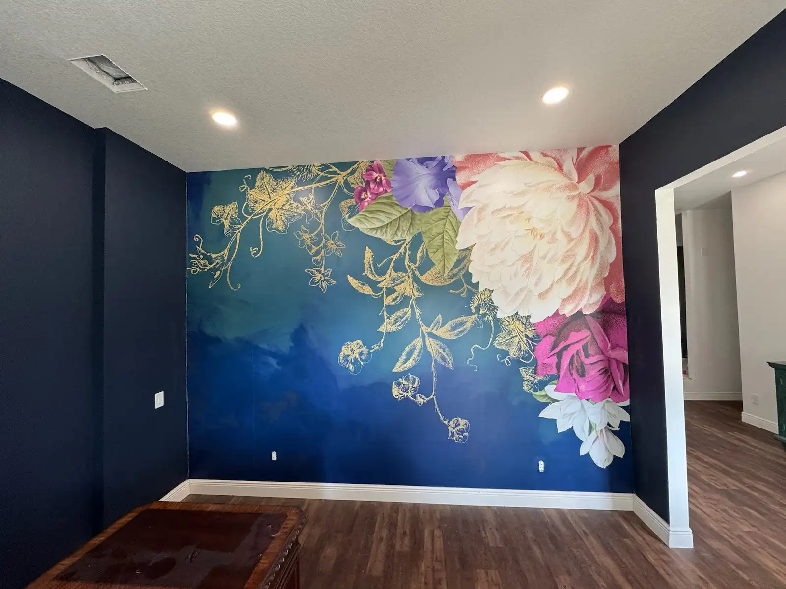 Historic home wallpaper restoration in Colorado