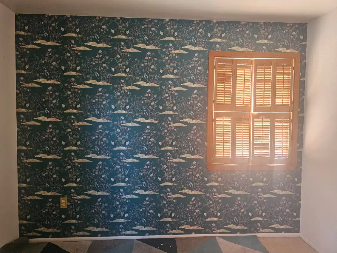 Wallpaper removal and wall preparation process
